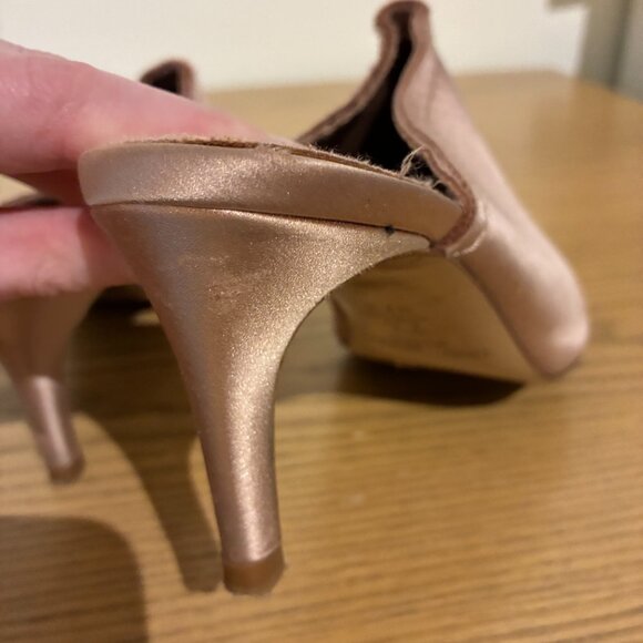 Pedro Garcia Beige 3" Heels - Women's 37.5 - Picture 7 of 10